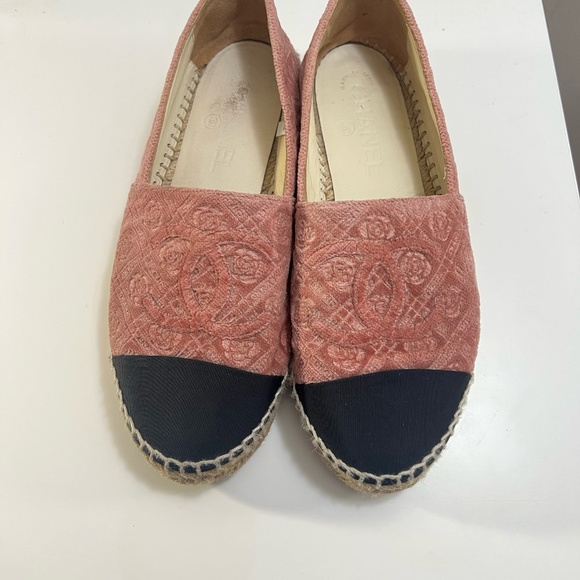 Chanel Authenticated Espadrilles | Color: Pink | Size: 37 | Good Condition! - Picture 2 of 3